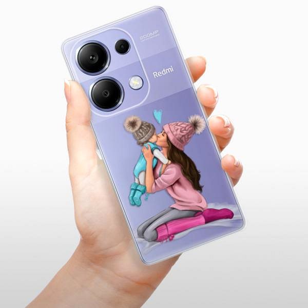 Kryt na mobil iSaprio Kissing Mom – Brunette and Boy – Xiaomi Redmi Note 13 Pro ...