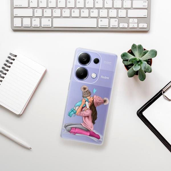 Kryt na mobil iSaprio Kissing Mom – Brunette and Boy – Xiaomi Redmi Note 13 Pro ...
