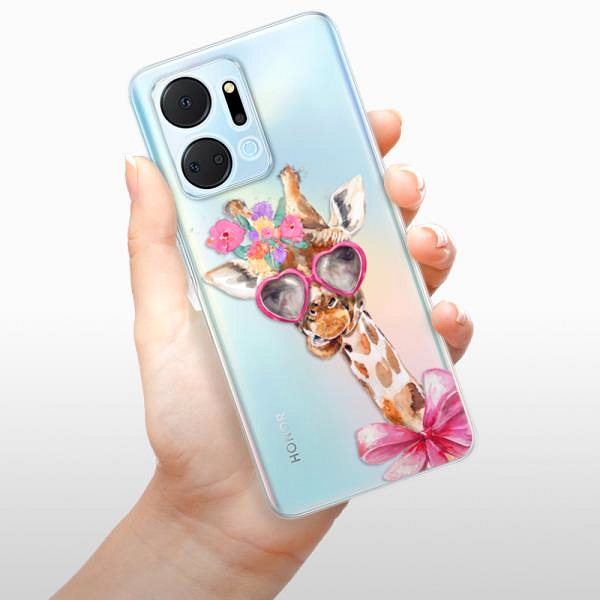 Kryt na mobil iSaprio Lady Giraffe – Honor X7a ...
