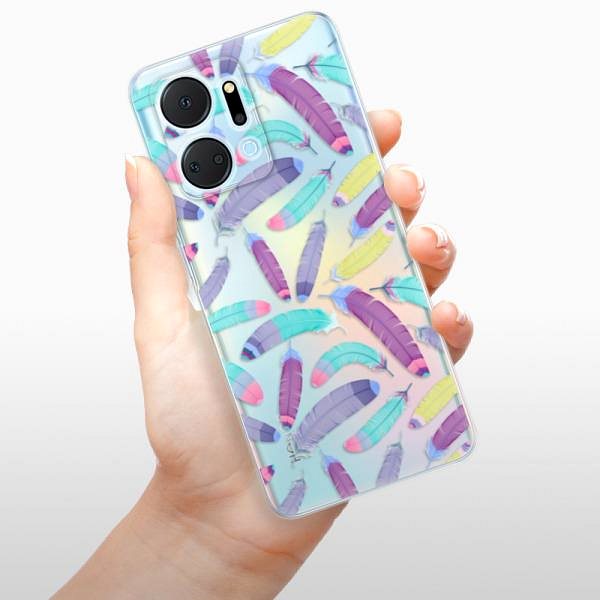 Kryt na mobil iSaprio Feather Pattern 01 – Honor X7a ...