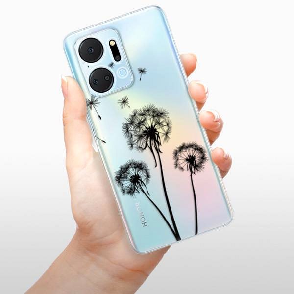 Kryt na mobil iSaprio Three Dandelions – black – Honor X7a ...