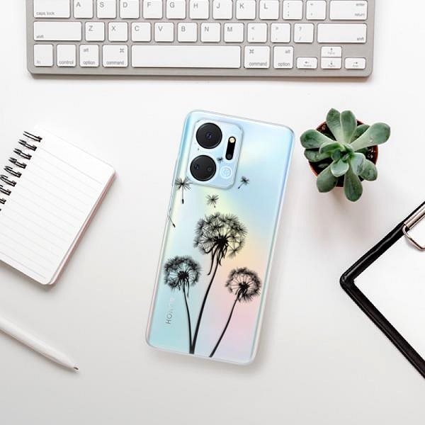 Kryt na mobil iSaprio Three Dandelions – black – Honor X7a ...