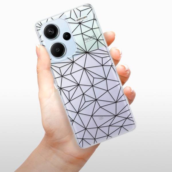 Kryt na mobil iSaprio Abstract Triangles 03 – black – Xiaomi Redmi Note 13 Pro+ 5G ...
