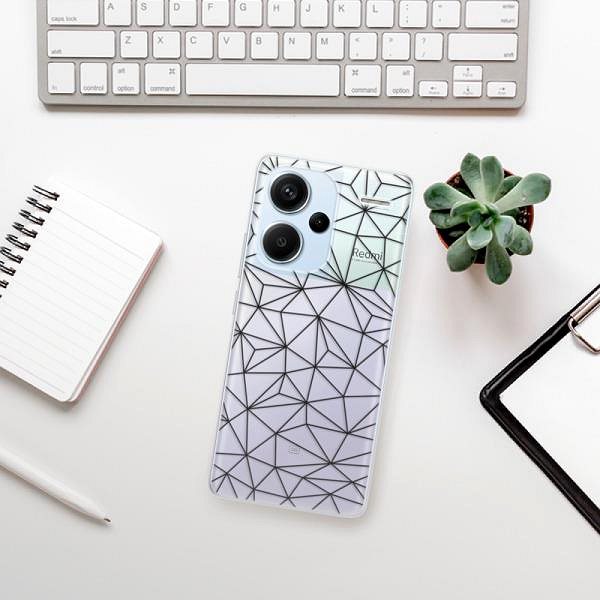 Kryt na mobil iSaprio Abstract Triangles 03 – black – Xiaomi Redmi Note 13 Pro+ 5G ...