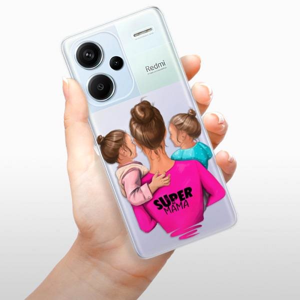 Kryt na mobil iSaprio Super Mama – Two Girls – Xiaomi Redmi Note 13 Pro+ 5G ...