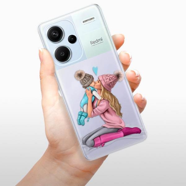 Kryt na mobil iSaprio Kissing Mom – Blond and Boy – Xiaomi Redmi Note 13 Pro+ 5G ...