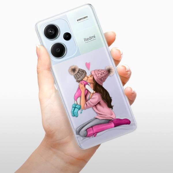 Kryt na mobil iSaprio Kissing Mom – Brunette and Girl – Xiaomi Redmi Note 13 Pro+ 5G ...