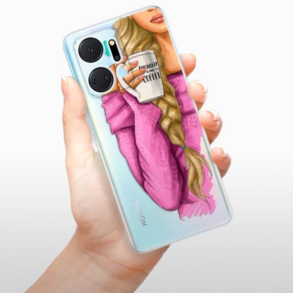 Kryt na mobil iSaprio My Coffe and Blond Girl – Honor X7a ...