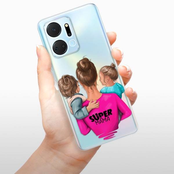 Kryt na mobil iSaprio Super Mama – Boy and Girl – Honor X7a ...