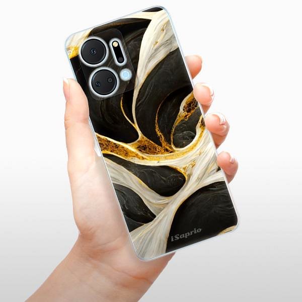 Kryt na mobil iSaprio Black and Gold – Honor X7a ...