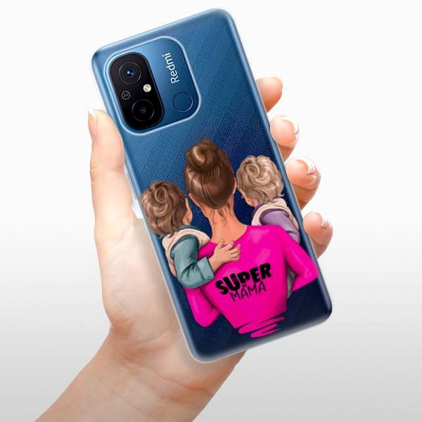 Kryt na mobil iSaprio Super Mama pro Two Boys na Xiaomi Redmi 12C ...