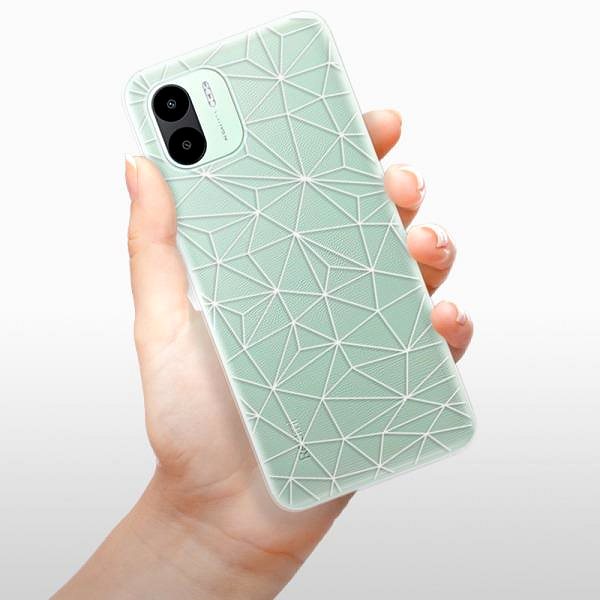 Kryt na mobil iSaprio Abstract Triangles 03 pro white pre Xiaomi Redmi A1 / A2 ...