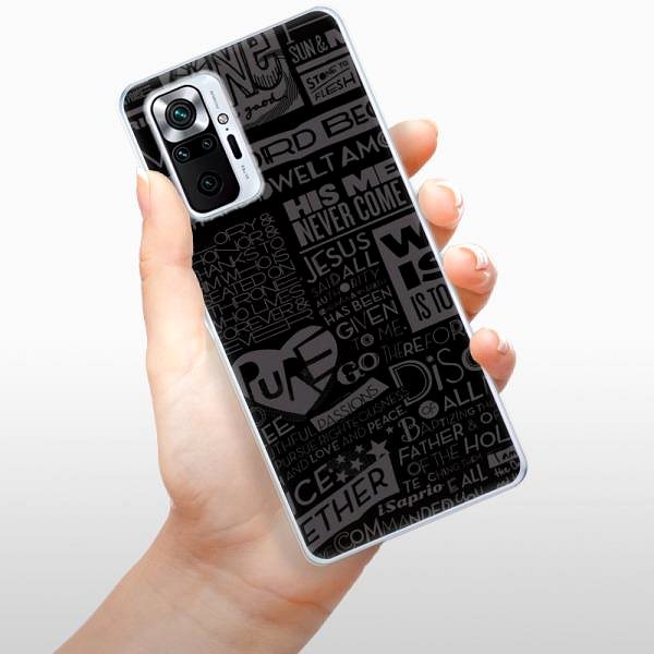 Kryt na mobil iSaprio Text 01 pre Xiaomi Redmi Note 10 Pro ...