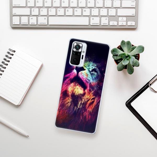 Kryt na mobil iSaprio Lion in Colors pre Xiaomi Redmi Note 10 Pro ...