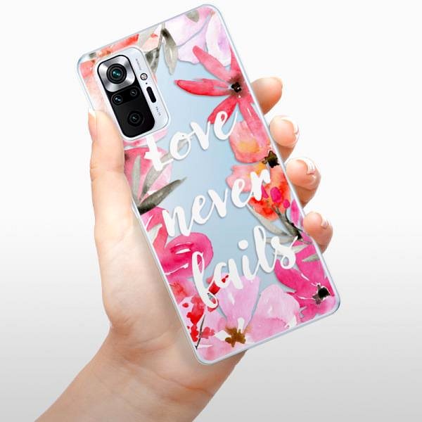Kryt na mobil iSaprio Love Never Fails pre Xiaomi Redmi Note 10 Pro ...