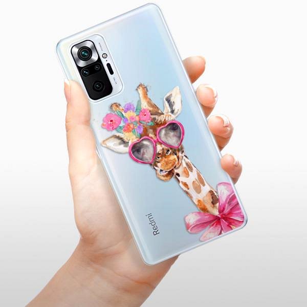 Kryt na mobil iSaprio Lady Giraffe pre Xiaomi Redmi Note 10 Pro ...