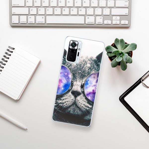Kryt na mobil iSaprio Galaxy Cat pro Xiaomi Redmi Note 10 Pro ...