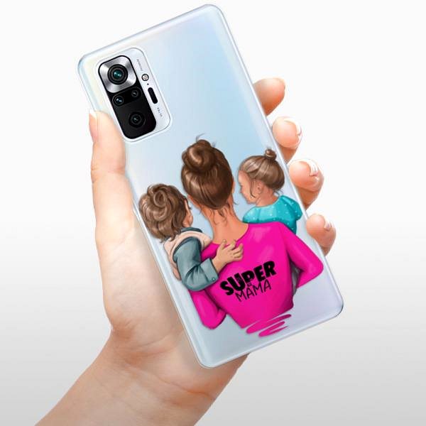 Kryt na mobil iSaprio Super Mama pro Boy and Girl pre Xiaomi Redmi Note 10 Pro ...