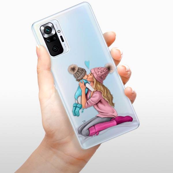 Kryt na mobil iSaprio Kissing Mom pro Blond and Boy pre Xiaomi Redmi Note 10 Pro ...