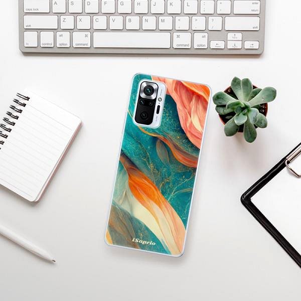 Kryt na mobil iSaprio Abstract Marble pre Xiaomi Redmi Note 10 Pro ...
