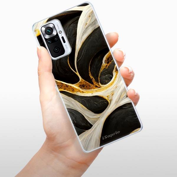 Kryt na mobil iSaprio Black and Gold na Xiaomi Redmi Note 10 Pro ...
