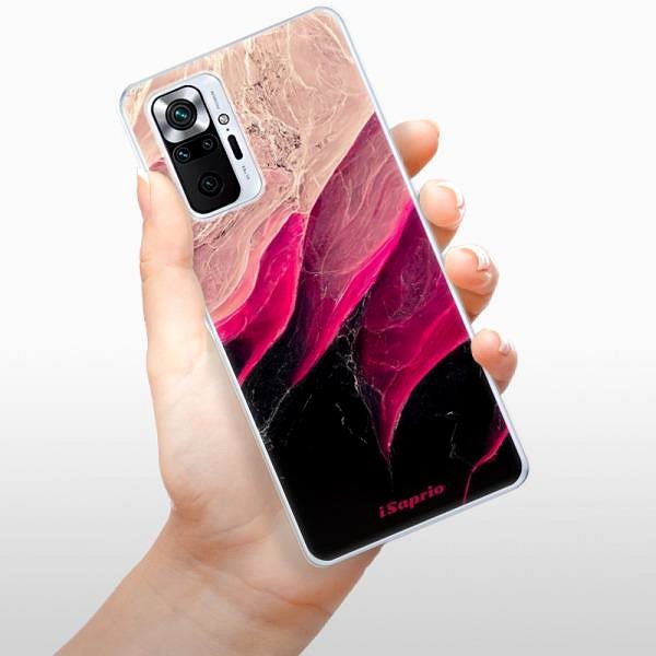 Kryt na mobil iSaprio Black and Pink pre Xiaomi Redmi Note 10 Pro ...