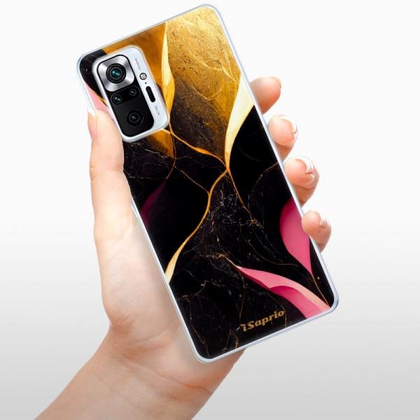 Kryt na mobil iSaprio Gold Pink Marble pre Xiaomi Redmi Note 10 Pro ...