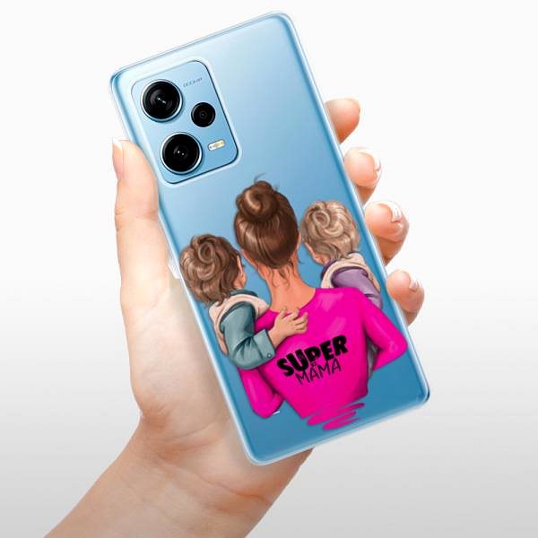 Kryt na mobil iSaprio Super Mama pre Two Boys pro Xiaomi Redmi Note 12 Pro 5G / Poco X5 Pro 5G ...