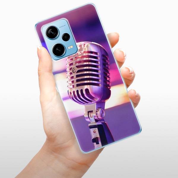 Kryt na mobil iSaprio Vintage Microphone pre Xiaomi Redmi Note 12 Pro+ 5G ...