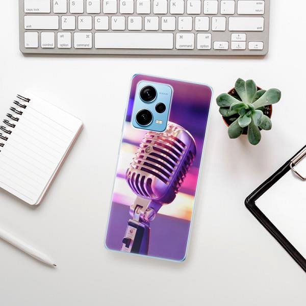 Kryt na mobil iSaprio Vintage Microphone pre Xiaomi Redmi Note 12 Pro+ 5G ...