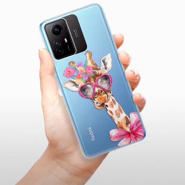 Kryt na mobil iSaprio Lady Giraffe na Xiaomi Redmi Note 12S ...