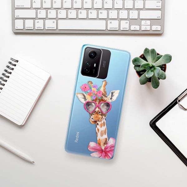 Kryt na mobil iSaprio Lady Giraffe na Xiaomi Redmi Note 12S ...