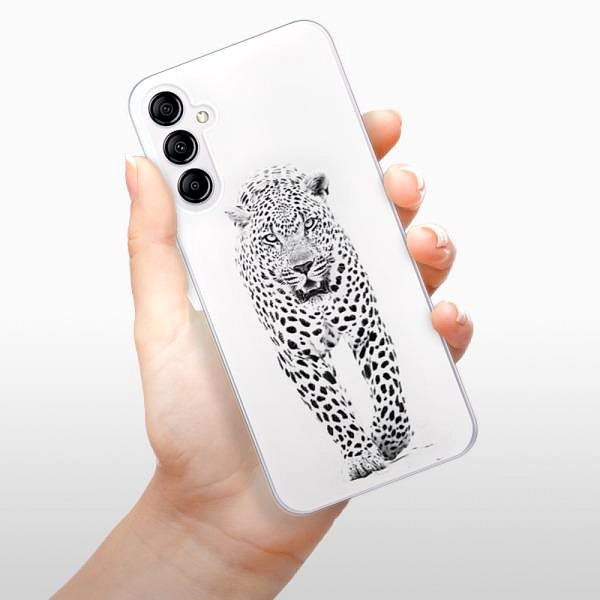 Kryt na mobil iSaprio White Jaguar pre Samsung Galaxy A14 / A14 5G ...