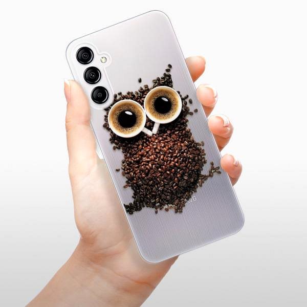 Kryt na mobil iSaprio Owl And Coffee na Samsung Galaxy A14/A14 5G ...