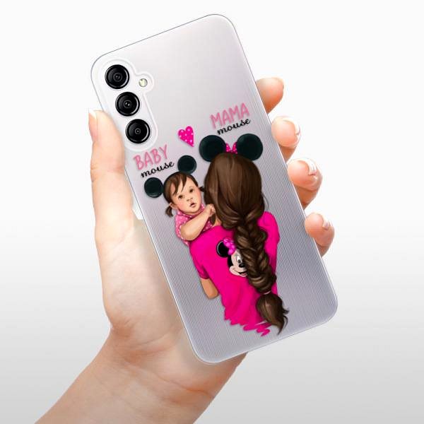 Kryt na mobil iSaprio Mama Mouse Brunette and Girl pre Samsung Galaxy A14 / A14 5G ...