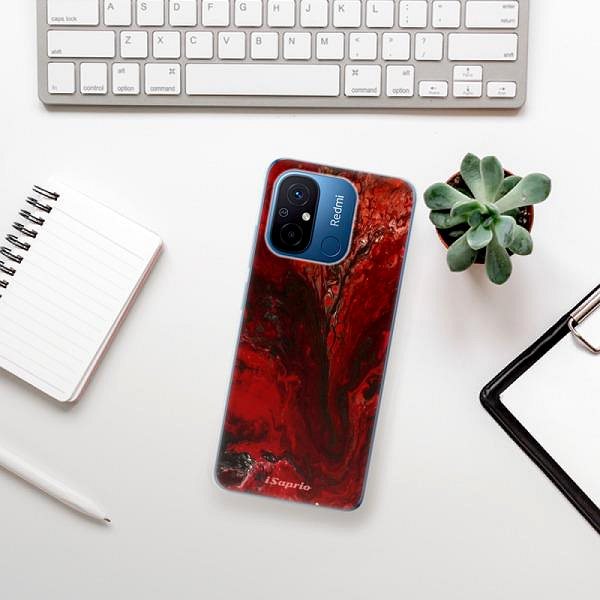 Kryt na mobil iSaprio RedMarble 17 pre Xiaomi Redmi 12C ...