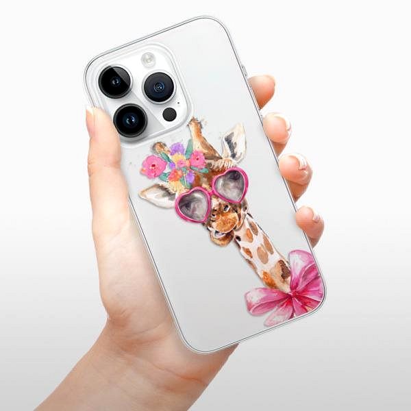 Kryt na mobil iSaprio Lady Giraffe na iPhone 15 Pro ...