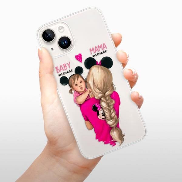 Kryt na mobil iSaprio Mama Mouse Blond and Girl pre iPhone 15 ...