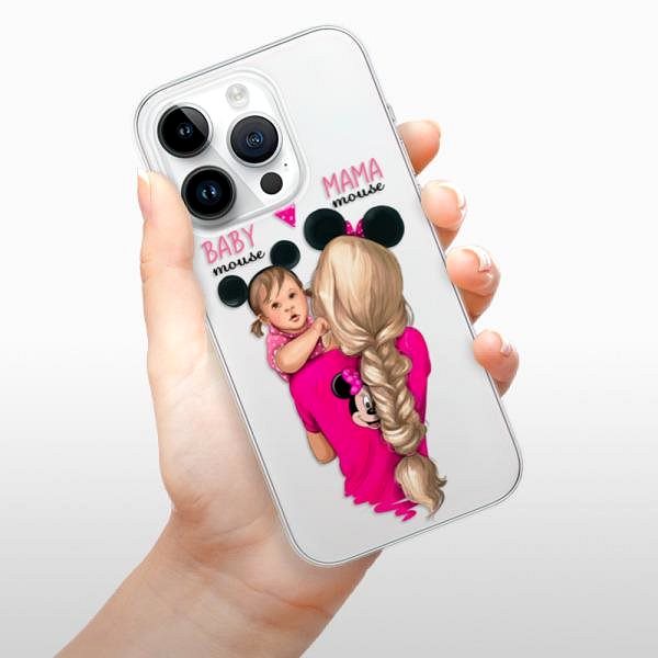 Kryt na mobil iSaprio Mama Mouse Blond and Girl pre iPhone 15 Pro ...