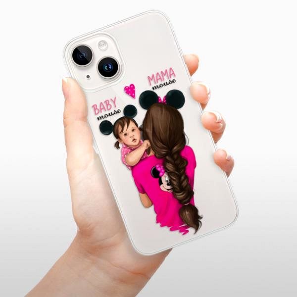 Kryt na mobil iSaprio Mama Mouse Brunette and Girl pro iPhone 15 Plus ...