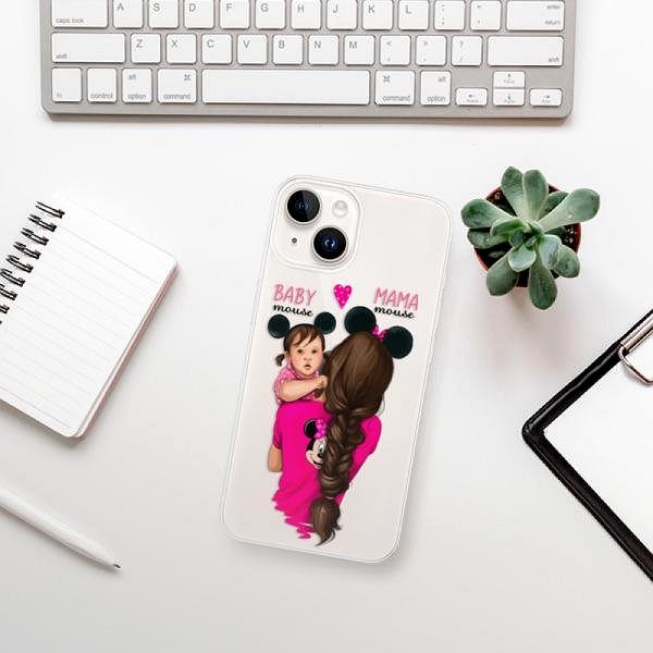 Kryt na mobil iSaprio Mama Mouse Brunette and Girl pro iPhone 15 Plus ...