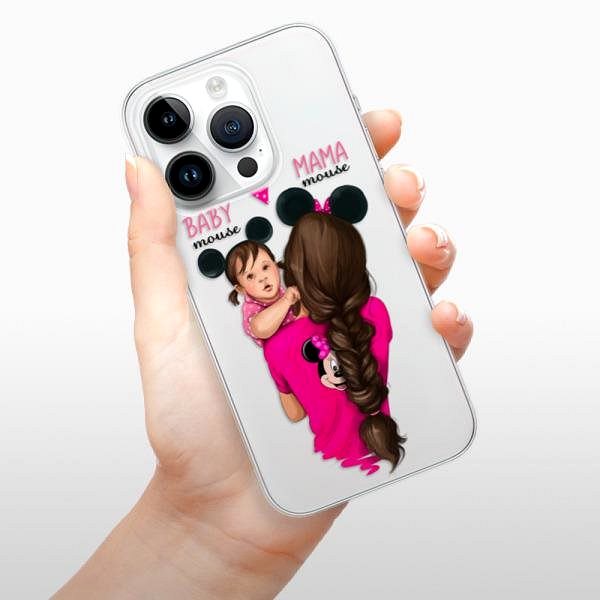 Kryt na mobil iSaprio Mama Mouse Brunette and Girl pre iPhone 15 Pro ...