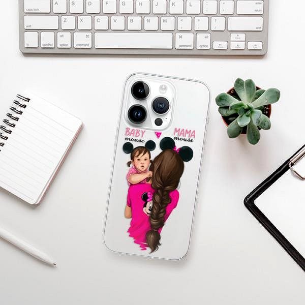 Kryt na mobil iSaprio Mama Mouse Brunette and Girl pre iPhone 15 Pro ...