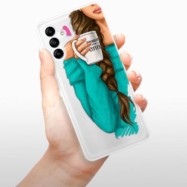 Kryt na mobil iSaprio My Coffe and Brunette Girl pre Samsung Galaxy A04s ...