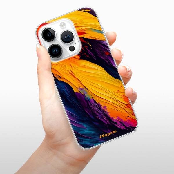 Kryt na mobil iSaprio Orange Paint pre iPhone 15 Pro ...