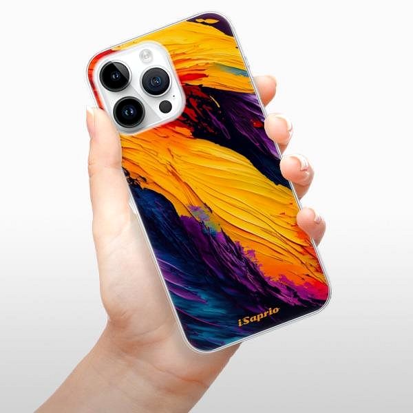 Kryt na mobil iSaprio Orange Paint pre iPhone 15 Pro Max ...