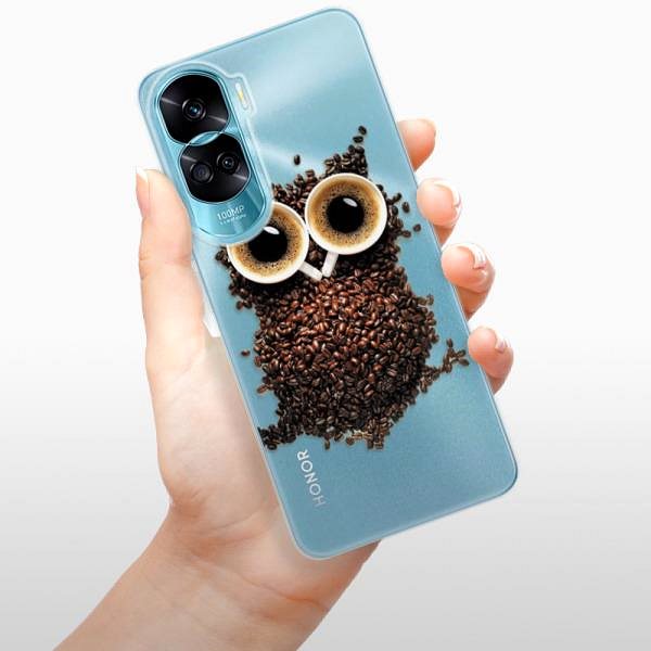 Kryt na mobil iSaprio Owl And Coffee pre Honor 90 Lite 5G ...