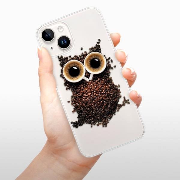 Kryt na mobil iSaprio Owl And Coffee pre iPhone 15 ...
