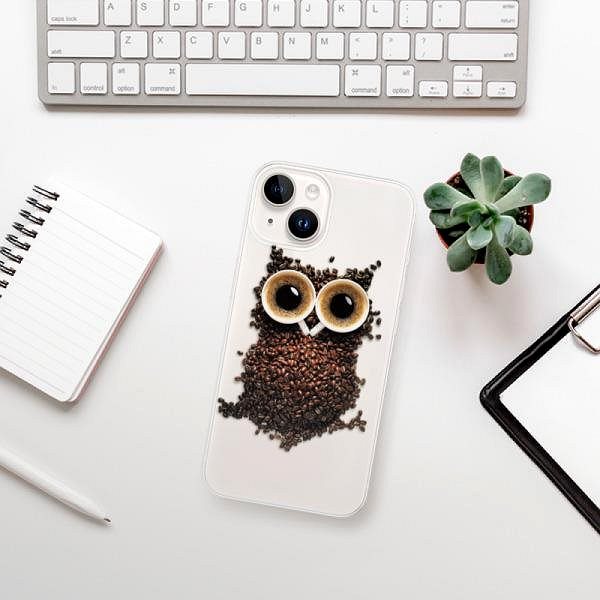 Kryt na mobil iSaprio Owl And Coffee pre iPhone 15 Plus ...
