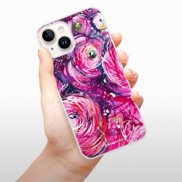 Kryt na mobil iSaprio Pink Bouquet pre iPhone 15 ...